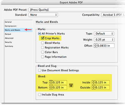 save adobe illustrator with crop marks as a pdf