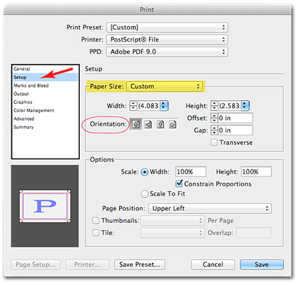 get crop marks and bleed for pdf file on mac
